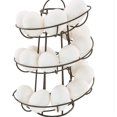 thumbnail image 2 of Egg Skelter 360 Degree Rotating Spiral Design Dispenser Egg Holder Stand Rack, 2 of 5