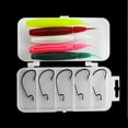 thumbnail image 3 of Sonducket 10 UNIDS Señuelos de Pesca Pequeños Cebos Artificiales Ligeros Roscada Cola Artículos de Pesca Trucha de Agua Dulce Walleye Pescar noctilucencia Sonducket OD030244-05, 3 of 6