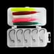 thumbnail image 3 of Sonducket 10 UNIDS Señuelos de Pesca Pequeños Cebos Artificiales Ligeros Roscada Cola Artículos de Pesca Trucha de Agua Dulce Walleye Pescar noctilucencia Sonducket OD030244-05, 3 of 6