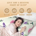 thumbnail image 3 of Body Pillow Cover - Soft Body Pillow Pillowcase, Hummingbird No.9090 Breathable Long Body Pillow Case Cover with Invisible Zipper 20x60in, 3 of 5