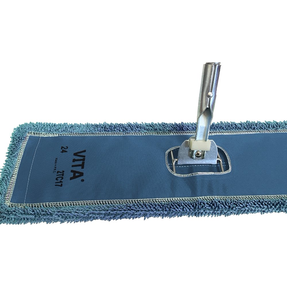 72 Inch Microfiber Dust Mop Kit (1) Blue Microfiber Dust Mop, (1) Dust