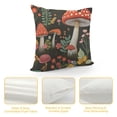 thumbnail image 4 of GOSMITH Mushroom Throw Pillow Covers 16"x16" Set of 2 Decorative Couch Pillow Cover Soft Cushion Covers Cases Modern Home Decor for Couch Sofa Bed (Mushroom Snail), 4 of 5