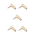 thumbnail image 1 of Matsuzay Adaptador de enchufe estéreo, divisor de auriculares de aleación profesional, convertidor de 90 °, accesorios de tarjeta de sonido Type2 NO2, 1 of 6