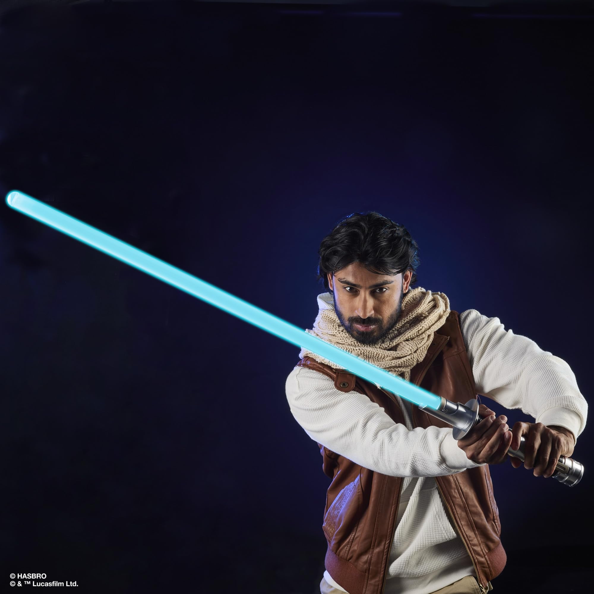 STAR WARS The Black Series Ezra Bridger Force FX Elite Electronic Lightsaber with Advanced LED and Sound Effects, Ages 14 and Up