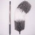 thumbnail image 3 of Zootealy Telescoping Duster Extra-long Microfiber with Extension Stainless Steel Pole Extendable Bendable Detachable Washable Scratch-Resistant Cover for Cleaning Roof Ceiling Fan Blinds Cobwebs, 3 of 8