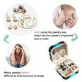 thumbnail image 4 of Peace Sign Travel Portable Square Bracelet Holder Organizer Box with Necklace Holder - Jewelry Organizer for Girls and Women, 4 of 6