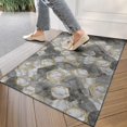 thumbnail image 4 of Gray Gold Hexagon Marble Pattern Door Rugs,Washable Non Slip Door Mats Indoor,Decorative Door Mats,Entry Mat Indoor for Entrance,Bedroom,Kitchen,Bathroom,17"x30", 4 of 6