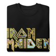 thumbnail image 3 of Iron Maiden - Logo Eddie Jumbo Print Unisex Sweatshirt - Black - Small, 3 of 6