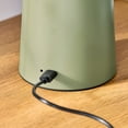 thumbnail image 6 of Better Homes & Gardens 12" Green Dome Rechargeable LED Portable Lamp with Dimmable Touch Sensor, 6 of 9