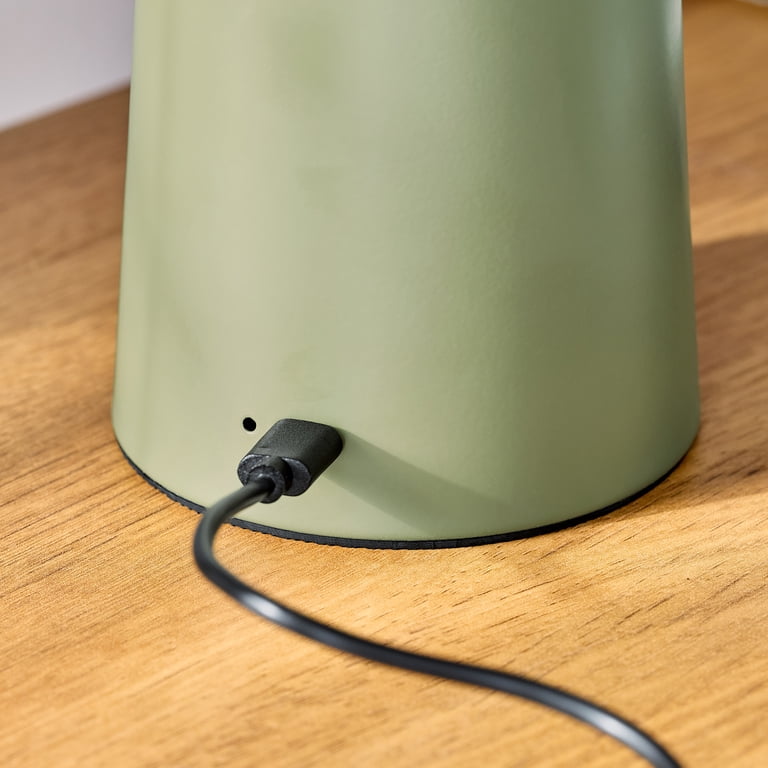 Better Homes & Gardens 12-Inch Green Rechargeable LED Lamp photo 6