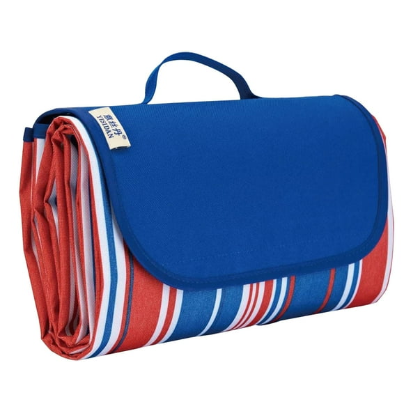 Meitianfacai Picnic Beach Blanket, Oversized Picnic Blanket Sandproof, Waterproof Oxford Camping Picnic Blanket, Outdoor Foldable Beach Mat on Clearance, 57x31.5Inch