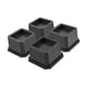 thumbnail image 5 of 4 Uds elevadores de cama elevadores de muebles elevadores de cama antideslizantes Protector de suelo antiarañazos elevadores de cama para silla sofá 2 pulgadas, 5 of 8