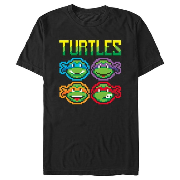 Men's Teenage Mutant Ninja Turtles 8-Bit Squad Graphic T-Shirt