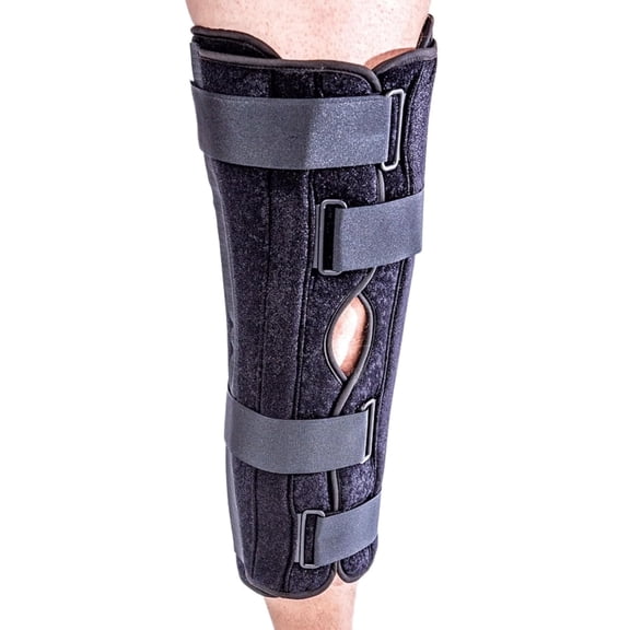 Ezy Wrap Tri-Panel Knee Immobilizer – Adjustable Knee Brace for Secure Stabilization, Custom Fit & All-Day Comfort