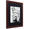 thumbnail image 2 of Trademark Fine Art "Thoughtful Pitbull CB 1" Canvas Art by Dean Russo, Black Matte, Wood Frame, 2 of 4