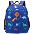 thumbnail image 1 of Mochila JinBeryl para Niños Pequeños 15 Pulgadas Color Azul Dinosaurio, 1 of 7