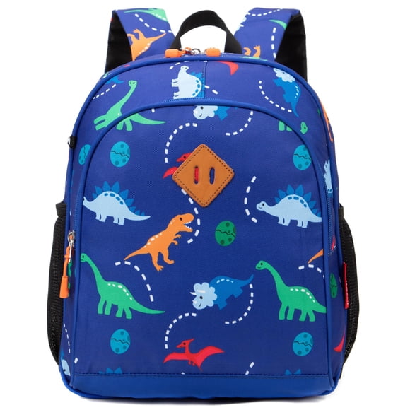 Mochila JinBeryl para Niños Pequeños 15 Pulgadas Color Azul Dinosaurio