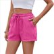 thumbnail image 4 of Pantalones Cortos Texturizados Activewear Lounge Rosa Rojo L, 4 of 10
