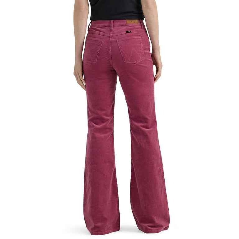 Women's Wrangler Fierce Flare Corduroy Pants Color: Midnight