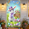 thumbnail image 4 of Décoration de Porte 复活节 180 cm x 90 cm Rideau de Fête en Polyester pour Porte d'Entrée, Mur Ou Jardin, 4 of 9