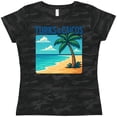thumbnail image 3 of Inktastic Turks & Caicos Beach Paradise Palm Tree Women's T-Shirt, 3 of 5
