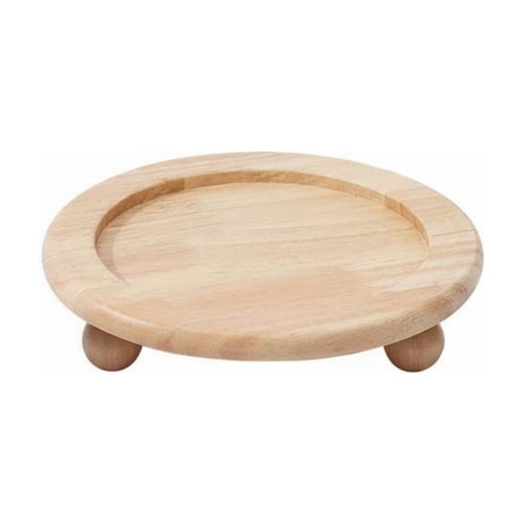 Abbraccia Pet Bowl Stand Elevated Feeder Wooden Construction Simple Clean Design for Cats and Small Dogs Home Feeding