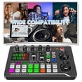 thumbnail image 3 of F998 Live Sound Card & BM800 Condenser Mic Kit Podcast Equipment for Streaming Podcasting, 3 of 5