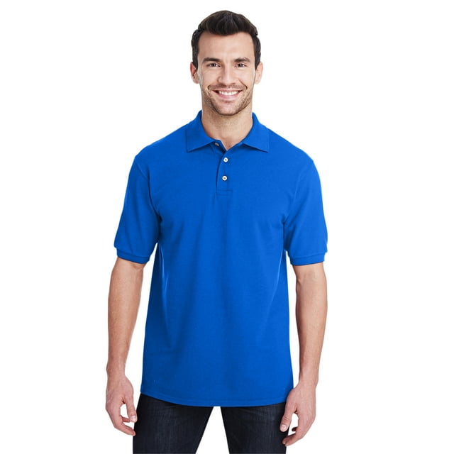 Jerzees Adult 6.5 oz. Premium 100% Ringspun Cotton Piqué Polo - 443MR