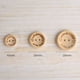 thumbnail image 5 of 150 piezas por paquete, 2 agujeros con corazones de amor, botones de madera para coser, álbumes de recortes, botones redondos hechos a mano, decoración artesanal, 5 of 8