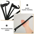 thumbnail image 3 of Mobutofu 10pcs Bottom Bar Plastic Clothes Hanger Rack Multi Functional Home Use, 3 of 8