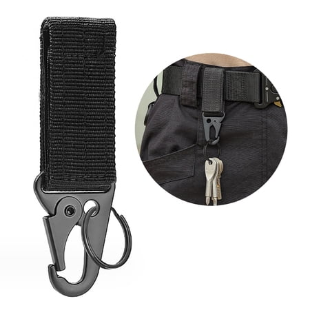 Keychain Clip Carabiner Professional Belts Keeper with Key Holder Key Chain Loop