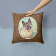 thumbnail image 2 of Carolines Treasures 7231PW1414 Norwegian Elkhound Fabric Decorative Pillow  14Hx14W multicolor, 2 of 4