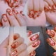 thumbnail image 4 of 6 hojas de pegatinas autoadhesivas de flores para decoración de uñas, accesorios de manicura DIY para mujeres y niñas., 4 of 5