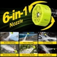 thumbnail image 5 of SEESE Cordless Pressure Washer, 1000 PSI Handheld Portable Power Washer with 4.0Ah Battery, 6-in-1 Nozzle & 16.4 ft Hose for Car, Garden, Patio, 5 of 6