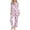 Pink-3, variant on QHFBli Halloween Pajama Set Funny PJ Pant for Men Women Matching Couples Unisex