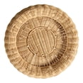 thumbnail image 3 of Bloomingville Round Hand-Woven Rattan Pedestal Bowl, Natural, 3 of 4