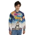 thumbnail image 4 of Happy New Year with Scottish Fold Fireworks Holiday Xmas Winter 2025 All Over Print 3D Baseball Jacket Cat Lover Kitten Owner Gifts Bomber Jacket Softball - 00025, 4 of 6