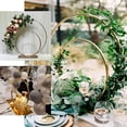thumbnail image 5 of Efavormart 24" | 16" Gold Double Metal Hoop Wedding Centerpiece, Flower Stand, 5 of 10