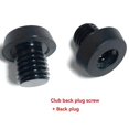 thumbnail image 2 of Billiard Cue Bottom Cover Plug Pool Cue Bottom Bumper Protector,C, 2 of 5