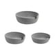 thumbnail image 4 of Juego de 3 cestas tejidas pequeñas y redondas, cestas de cuerda de algodón para almacenar juguetes para niños, cuenco nórdico para almacenar juguetes, Gris, 4 of 8