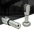 TUIBELYN Stainless Steel Partition Bracket Foot Toilet Partition Foot