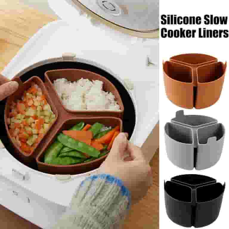 Slow Cooker Rack Insert Crock Pockets Slow Cooker Dividers Slow Cooker Dividers Silicone ...