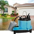 thumbnail image 4 of Little Giant 506171 2760GPH 115V 10' Cord Submersible Sump Pump, 4 of 9