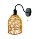 thumbnail image 1 of Aplique de pared de habitación,Aplique de pared decorativo Lámpara rural de estilo japonés,Lámpara colgante de ratán con luz de aplique de montaje en pared,Aplique de lámpara de pared de Yuyangstore Aplique de pared de habitación, 1 of 7