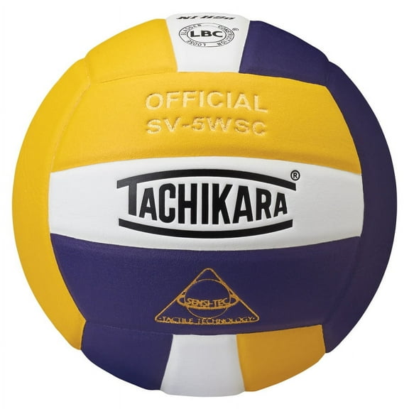Tachikara Sv5Wsc Volleyball Gold/White/Purple