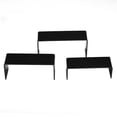 thumbnail image 2 of MYG 3Pcs/set Acrylic Display Stand Black, Jewelry Showcase Storage Rack Shelf Holder,Thickness 0.12in, 2 of 7