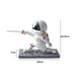 thumbnail image 3 of Estatua De Escultura De Astronauta Astronaut Crafts Creative Chic Astronaut Ornamento para el hogar y la oficina (esgrima), 3 of 6