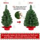 thumbnail image 4 of Miniárbol de Navidad artificial de mesa Yaheetech de 60 cm, paquete de 2, 4 of 9