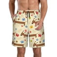 thumbnail image 1 of Fotbe Dachshund Dog And Flower Trajes de Baño Estampados para Hombre, Shorts de Verano de Secado Rápido, Ropa de Playa, Bañadores-Large, 1 of 6