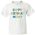 thumbnail image 3 of Inktastic Happy Birthday Mom Youth T-Shirt, 3 of 5